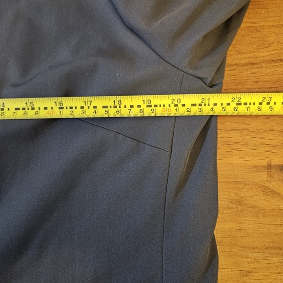 The Gap Vintage (2000) Womens Stretch Trench Coat Gray Large - Picture 5 of 10